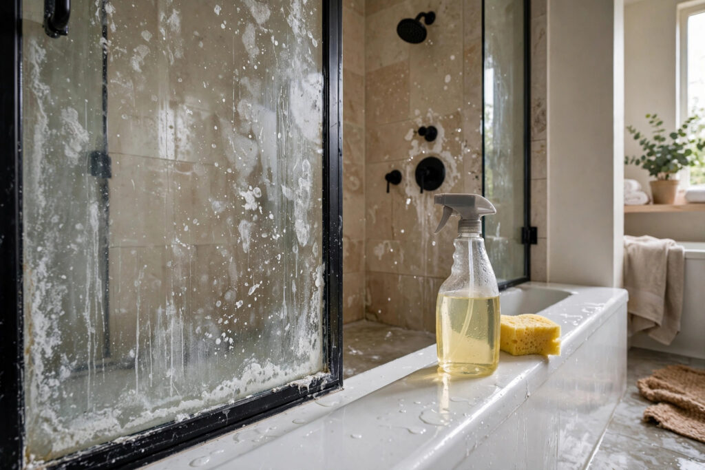 Cómo quitar el sarro del baño y la ducha